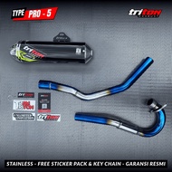 Custom exhaust for honda crf 150l CRF150L full system