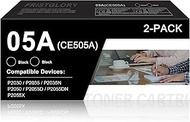 05A Toner Cartridge 2 Pack Replacement for HP 05A Toner Cartridge Black Work for P2030 P2035 P2035N 