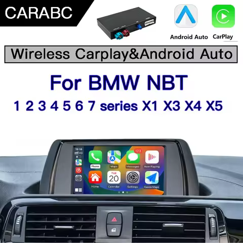 For BMW Wireless CarPlay Android auto Module NBT System 1 2 3 4 5 6 7 Series X1 X3 X4 X5 X6 MINI F56