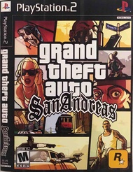 แผ่นเกมส์ps2 grand theft auto SanAndreas