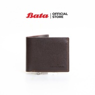 Bata MEN'S WALLET กระเป๋าสตางค์ชาย แบบพับ ขนาด ยาว 12 ซม x สูง 10 ซม x กว้าง 1.5 ซม  สีดำ รหัส 9926383 / สีน้ำตาล 9924383