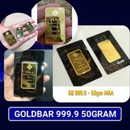 50g GOLD BAR MAA ORO DESIGN HARGA SEMASA - HARGA EMAS DARI KILANG EMAS- EMAS 999 DAN EMAS 916 SAHAJA