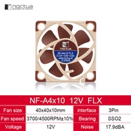 Noctua NF-A4x10 PWM FLX 40มม. 12V 5V พัดลมทำความเย็น3pin 4pin หม้อน้ำเงียบ PWM สำหรับเปลี่ยนพัดลมเคร