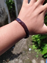 Gelang Akar Bahar Merah Polos Model C Minimalis