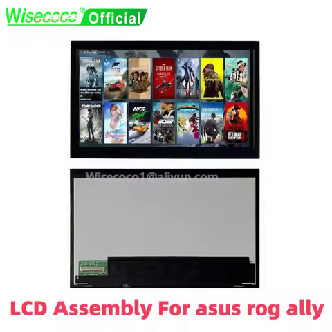 Wisecoco 7 Inch 120hz LCD Screen Assembly For Asus Rog Ally-RC71L-NH005W Game Console Display 1920x1