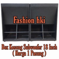 BOX KOSONG SUBWOOFER 18 INCH BOX SUBWOOFER 18 INCH MODEL TURBO GRADE A