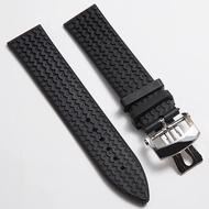 Substitute Chopard Chopard Soft Rubber Watch Strap Folding Buckle Silicone Waterproof Wrist Strap Fr