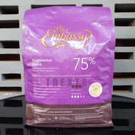 DARK CHOCOLATE CONTINENTAL EMBASSY 75% - 500GR (REPACK)