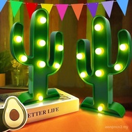 Extra Large - 2 Pack LED Cactus Light Cinco de Mayo Decorations 10 x 5.5 Inch Cactus Decor Mexican F