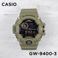 Casio RANGEMAN GW-9400-3DR G-Shock Digital Triple Sensor TOUGH SOLAR Sporty Design Army Green Resin 