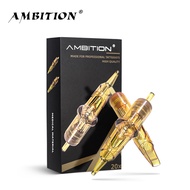 20pcs/box RL/RS/RM/M1 Ambition Gold Armor Integrated Tattoo Needle Ink Box Tattoo Short Needle Suita