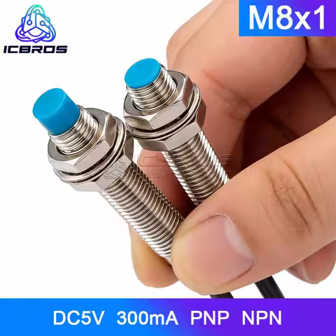 M8 Metal LJ8A3-2-Z/BX LJ8A3-2-Z/AX LJ8A3-2-Z/BY Proximity Switch Sensor Three Wire NPN Normally Open