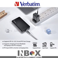 IN-BOX Verbatim 4379 PD100W PPS Powerbank 20000mah