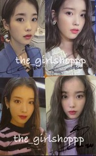 IU 李知恩 親筆簽名小卡