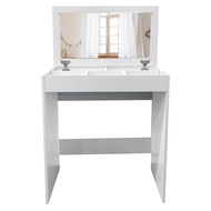 [SPACE SAVING FURNITURE] MINIMALIST DRESSING TABLE WITH MIRROR/ IKEA STYLE/ MULTI COMPARTMENT/ MEJA 