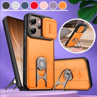 Adjustable Stand Ring Holder Phone Case For OPPO Reno 15 14 13 Pro 15F 14F 5G Casing Slide Camera Pr