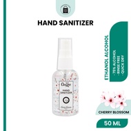 Cleanse360 Hand Sanitizer [Liquid Spray - 50ml] 75% Ethanol Alcohol | Cherry Blossom | Quick Dry | Rinse Free | Instant Kills Germs Bacterials Virus