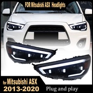 ❂Car Parts Headlights For Mitsubishi ASX 2013-2020 LED Headlights Upgrade latest Styling DRL Dua ☽❃