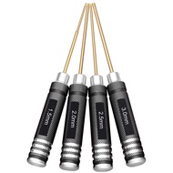 4 Pcs 1.5 / 2.0 / 2.5 / 3.0 mm Hex Screwdriver Set Titanium Hex Wrench Tool Set for Multi-Axis FPV R