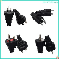 WU AU US EU UK to IEC320 C5 Adapter 3 Prong Laptop Power Plugs Converter