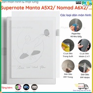 Screen protector for Supernote Manta A5X2/ Nomad A6X2 book readers and notes, PaperLike type, PPF, N