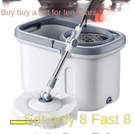 Rotating Mop Bucket One Mop Clean Multifunctional Hand-Free Mop Household Flat Water Mop Mop