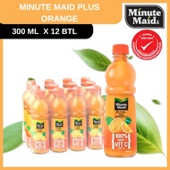 Minute Maid Plus+ PET Orange/Tropical Juice 300ml x 12btl Super Value Pack