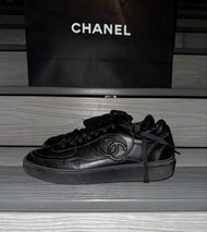 90% new Chanel 黑色球鞋 Size 40