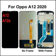 ⋛For OPPO A12 A12S Display LCD With Frame Touch Screen Digitizer Assembly Replacement CPH2083 CP ⋚❀