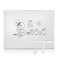 【Green Board】58吋磁性電紙板 附T型電動大板擦  教學授課白板