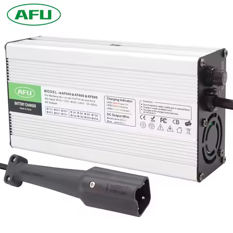 Hot Product 58.4V 7A Charger 16S 48V 51.2V LiFePO4 Battery Smart Charger For 48V Ezgo Club Car Yamah