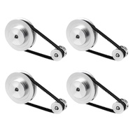 4X 2Gt Synchronous Wheel 1:3 Reduction Transmission Pulley Pulley Model Mechanical Belt for 3D Print