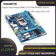 Gigabyte GA-H61M-DS2 เมนบอร์ด H61M H61 DDR3 LGA 1155 พินเมนบอร์ด M-ATX ใช้ mainboard