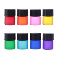 1ml Sample Bottle 1 Glass Bottle Colorful Frosted Essential Oil Dropper Dropper Filler