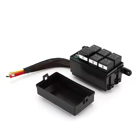 6-Way Fuse Box 24V Professional ATC Fuse Blocks Fuse Relay Box Kit