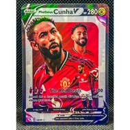 Manchester United: Matheus Cunha V Pokemon Card