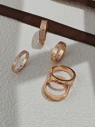 Cartier outlet ring 卡地亞 鑽石戒指 情侶對戒 尺碼可選