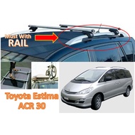 Toyota Estima ACR 30 Aluminium Roof carrier Cross Bar Roof Rack Bar Roof Carrier Luggage Carrier