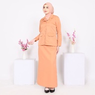Dharma Wanita Association Uniform Set Blazer Skirt Set Modest Outfit