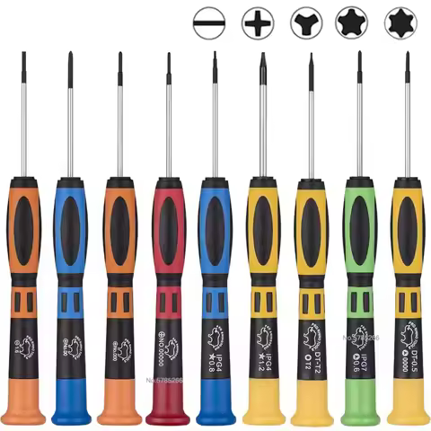 Japan RHINO DT Series Precision Screwdriver CR-V Alloy Steel P2 P5 Pentalobe PH00 PH000 Suitable for
