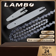 LAMBO 6"inch 8"inch 12"inch BATTERY CHAINSAW Blade &amp; Chain FIX WITH ANY BRAND BATTERY CHAINSAW