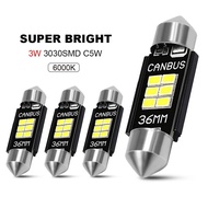 1pc LED c5w CANBUS License Plate light Light Dome LED 36mm 39mm 41mm Festoon 31mm White C5W Light Ca