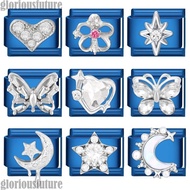 Personalization Love ROME ITALY Psycho Italian Charm Link fit 9mm Stainless Steel Making DIY Jewelry