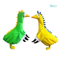 Mary Dinosaur Geese Outfit Stylish Yard Geese Outfits For Lawn Decors And Garden Art