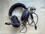 [議價不回] Razer BlackShark V2 THX 遊戲耳機 (黑色) (搭載 USB 音效卡)