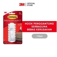 3m Command Large Utility hook-17003 holds up to 2.2kg 1 pack