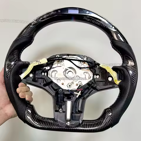 LED Carbon Fiber Steering Wheel For BMW G Series G30 G20 G60 G31 X3M X4M X5M X6M F40 F44 F97 F98 F95