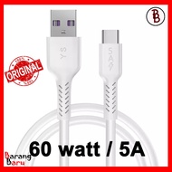 Data Charge Cable Type C Turbo Charger 5A 60 Watt