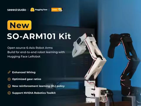 For LeRobot Hugging Face SO-ARM101 Pro Low Cost AI Arm Servo Motor Kit DIY AI Robotics Arm, Open Sou