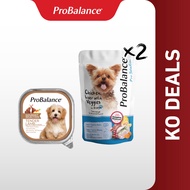 [KO Deals][Complete Meal Combo]ProBalance 130g Gravy Chicken Liver x2 + Gourmet Selection 100g Wet D